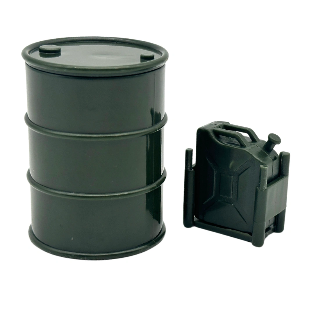 Realistic RC Crawler Fuel & Oil Drums – 1/24 & 1/18 Scale!
